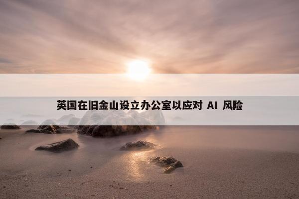 英国在旧金山设立办公室以应对 AI 风险