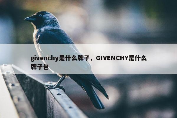 givenchy是什么牌子，GIVENCHY是什么牌子包