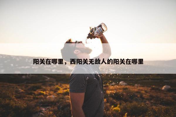 阳关在哪里，西阳关无故人的阳关在哪里