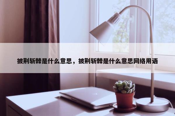 披荆斩棘是什么意思，披荆斩棘是什么意思网络用语