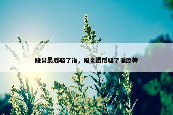 段誉最后娶了谁，段誉最后娶了谁原著