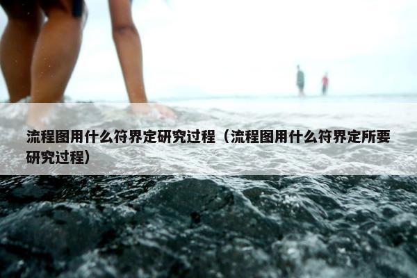 流程图用什么符界定研究过程（流程图用什么符界定所要研究过程）