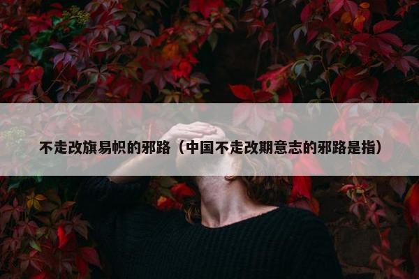 不走改旗易帜的邪路（中国不走改期意志的邪路是指）