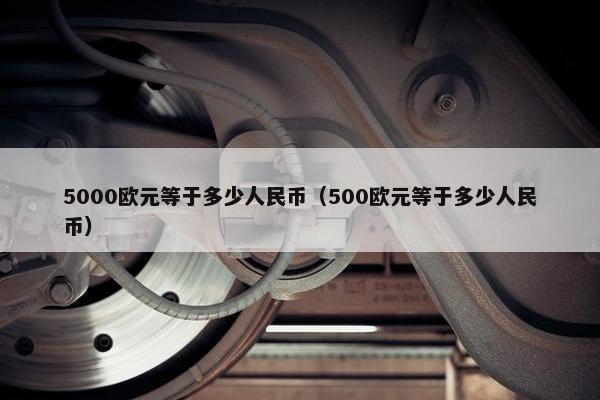 5000欧元等于多少人民币（500欧元等于多少人民币）