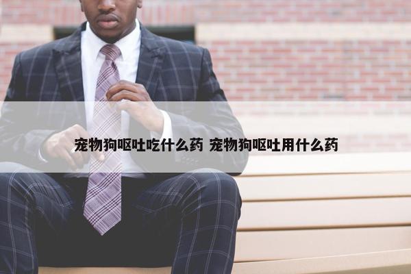 宠物狗呕吐吃什么药 宠物狗呕吐用什么药