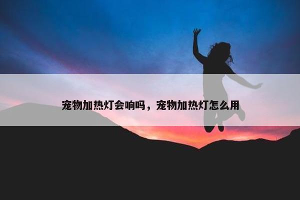 宠物加热灯会响吗，宠物加热灯怎么用