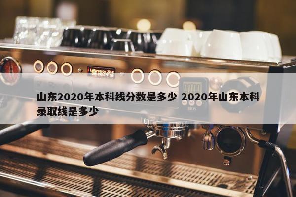 山东2020年本科线分数是多少 2020年山东本科录取线是多少