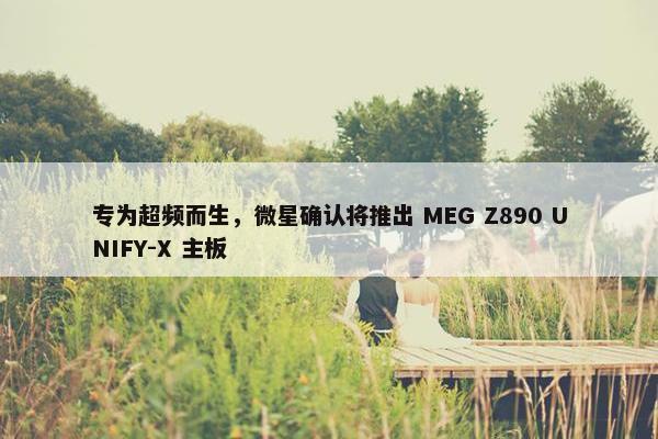 专为超频而生，微星确认将推出 MEG Z890 UNIFY-X 主板