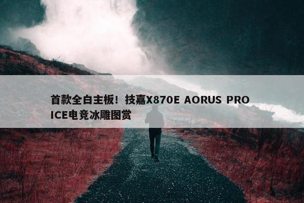 首款全白主板！技嘉X870E AORUS PRO ICE电竞冰雕图赏