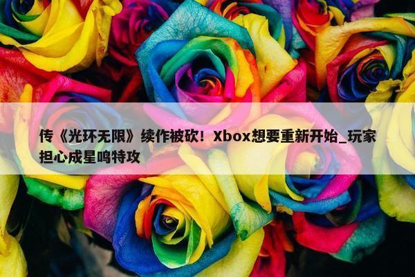 传《光环无限》续作被砍！Xbox想要重新开始_玩家担心成星鸣特攻