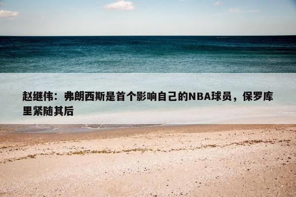 赵继伟：弗朗西斯是首个影响自己的NBA球员，保罗库里紧随其后