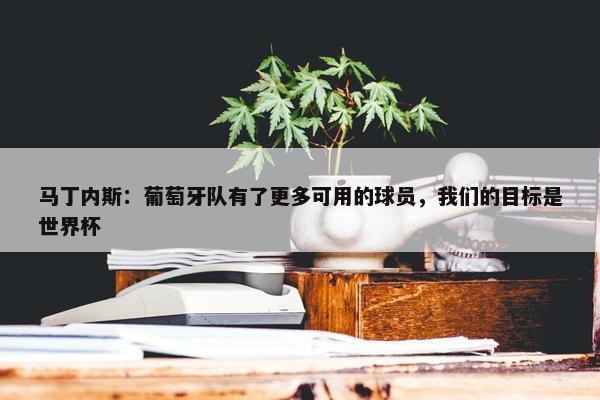 马丁内斯：葡萄牙队有了更多可用的球员，我们的目标是世界杯