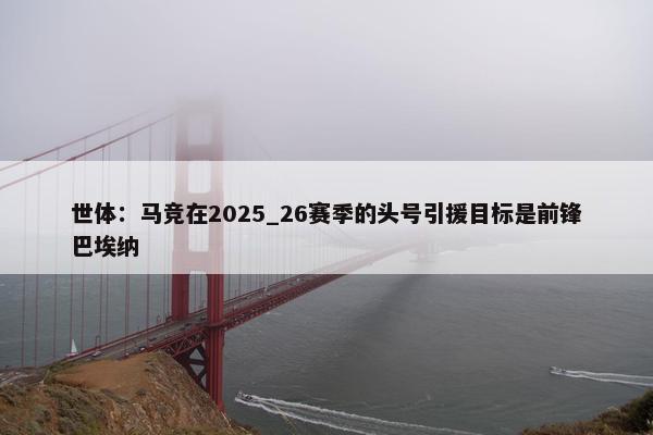 世体：马竞在2025_26赛季的头号引援目标是前锋巴埃纳