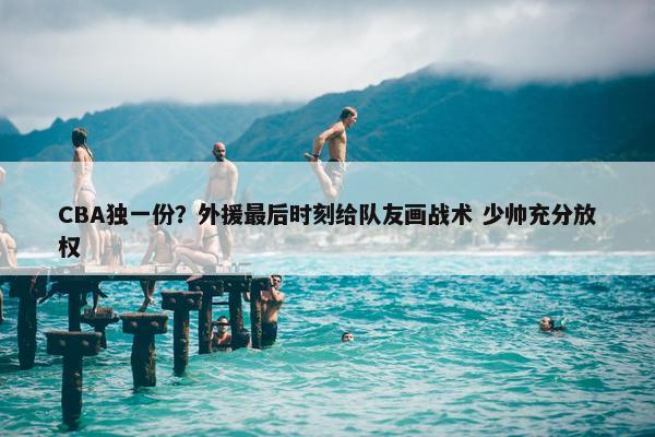 CBA独一份？外援最后时刻给队友画战术 少帅充分放权