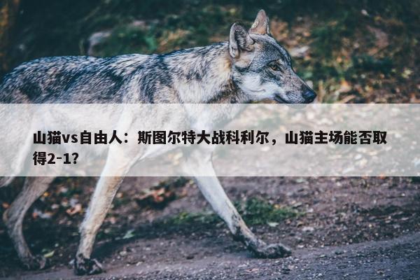 山猫vs自由人：斯图尔特大战科利尔，山猫主场能否取得2-1？