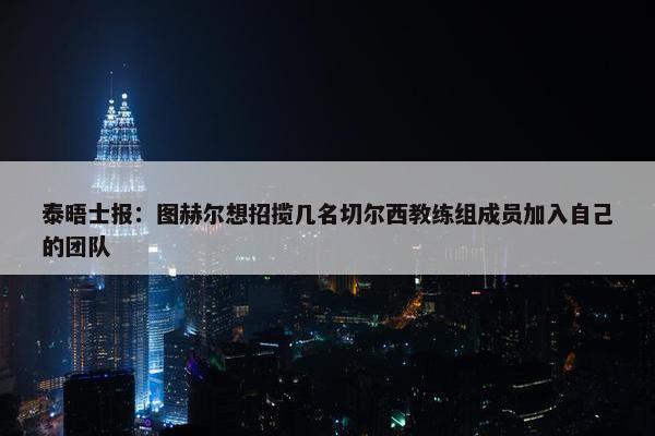 泰晤士报：图赫尔想招揽几名切尔西教练组成员加入自己的团队