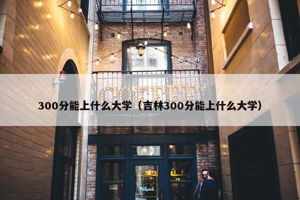 300分能上什么大学（吉林300分能上什么大学）