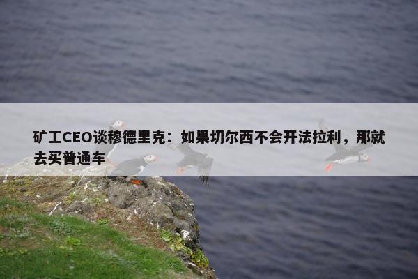 矿工CEO谈穆德里克：如果切尔西不会开法拉利，那就去买普通车