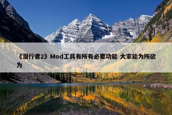 《潜行者2》Mod工具有所有必要功能 大家能为所欲为