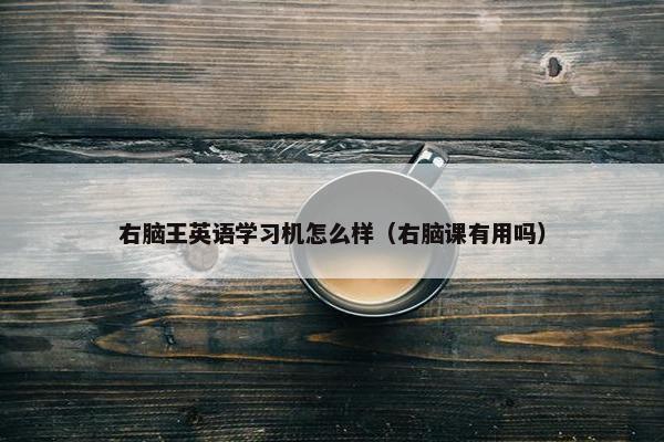 右脑王英语学习机怎么样（右脑课有用吗）