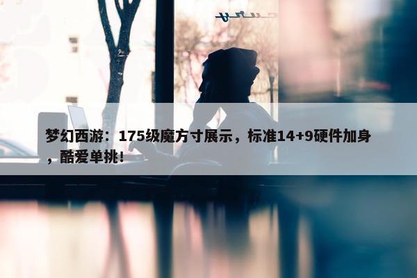 梦幻西游：175级魔方寸展示，标准14+9硬件加身，酷爱单挑！