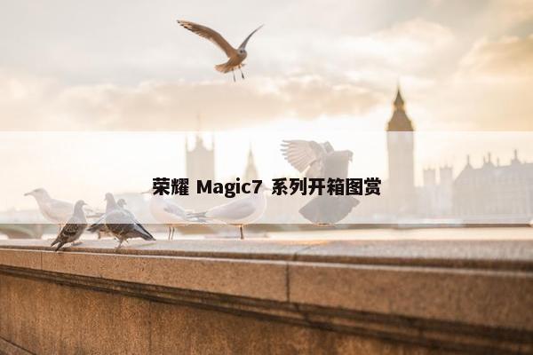 荣耀 Magic7 系列开箱图赏